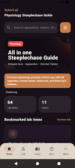 XyberLab Physiology screenshot
