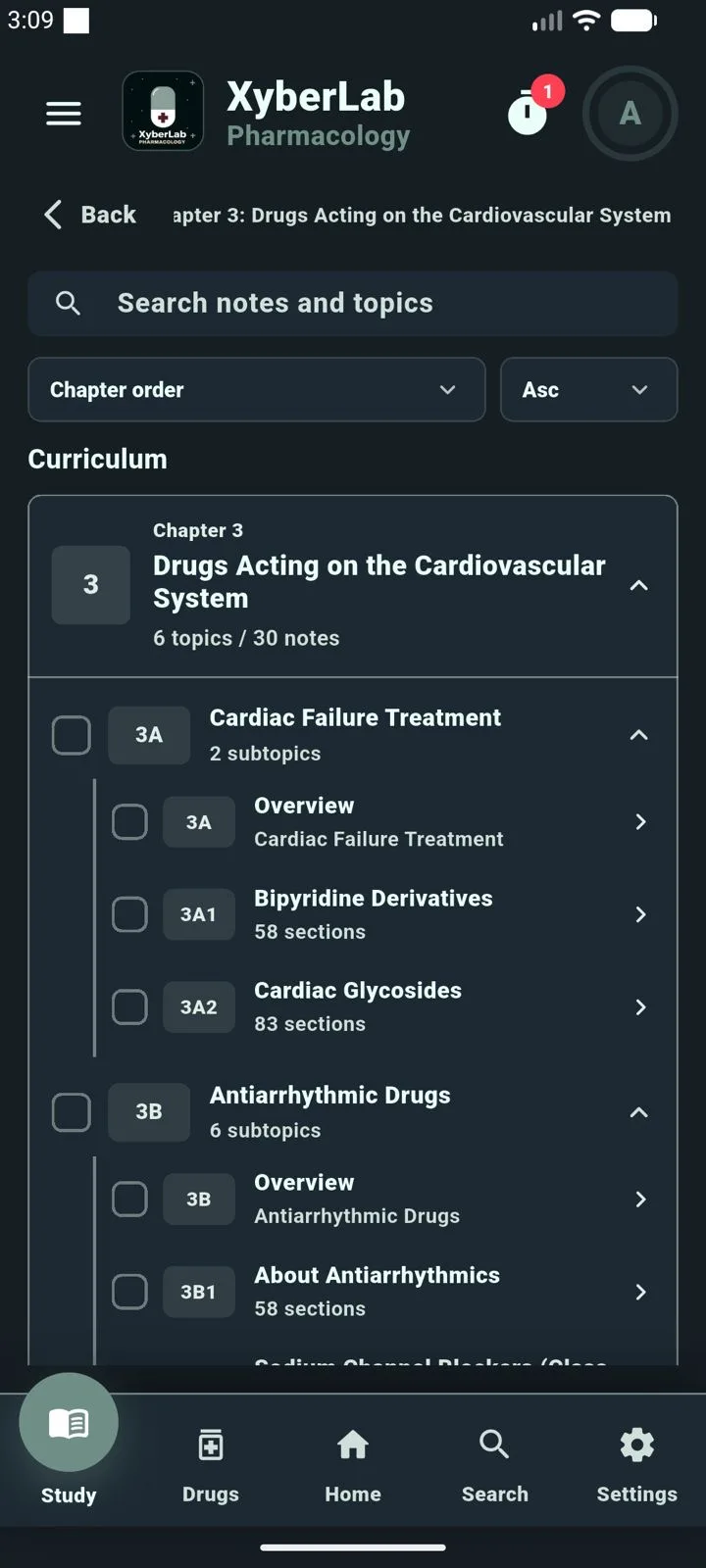 Xyberlab Pharmacalogy screenshot